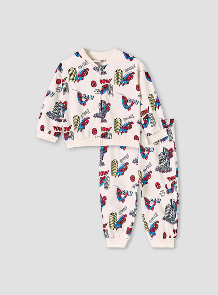 Spider-Man Print Jacket and Joggers Set