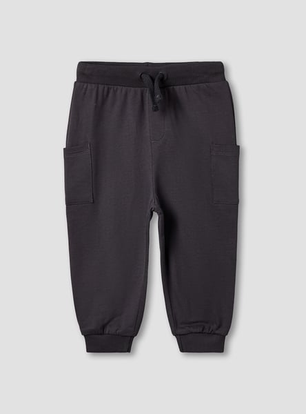 Juniors Solid Joggers with Drawstring Waist