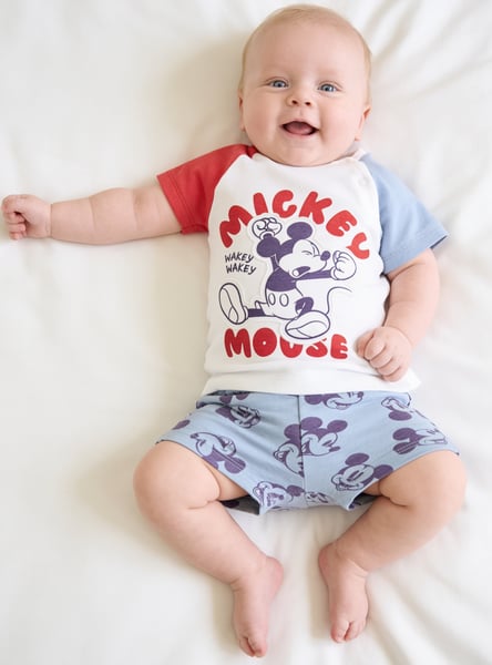 Juniors Mickey Mouse T-shirt and Short Set
