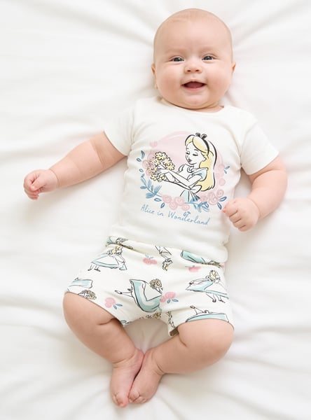 Juniors Alice in the Wonderland T-shirt and Shorts Set