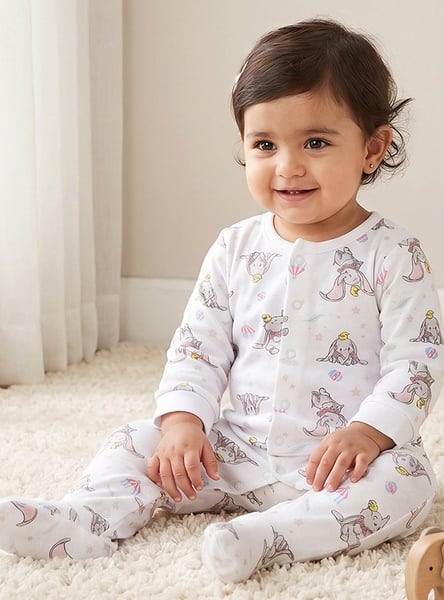 Juniors Dumbo Printed Sleepsuit