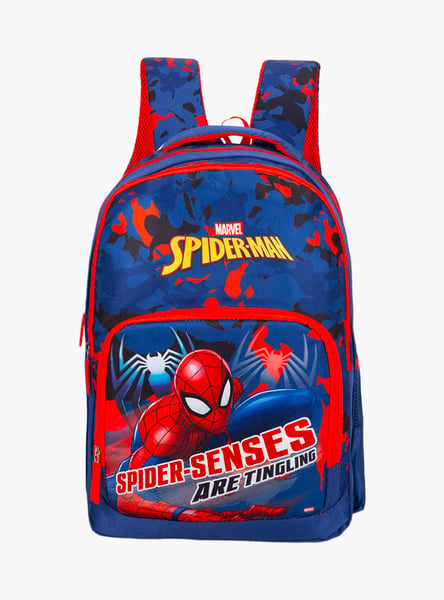 Striders Spiderman Printed Backpack