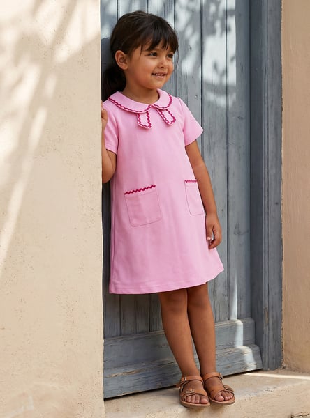 Juniors Ribbed A-line Dress