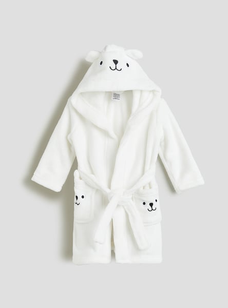 Juniors Panda Flannel Bathrobe