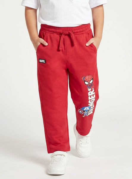 Juniors Avengers Print Track Pants