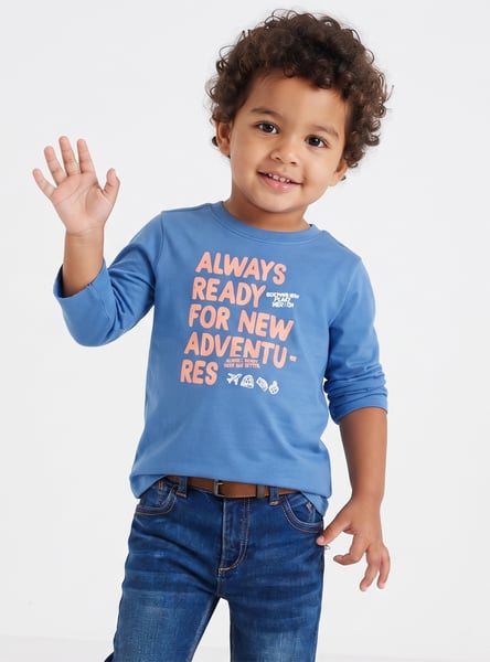 Juniors Typographic Print T-shirt
