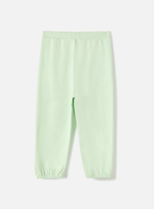 Juniors Solid Joggers with Elasticated Waistband