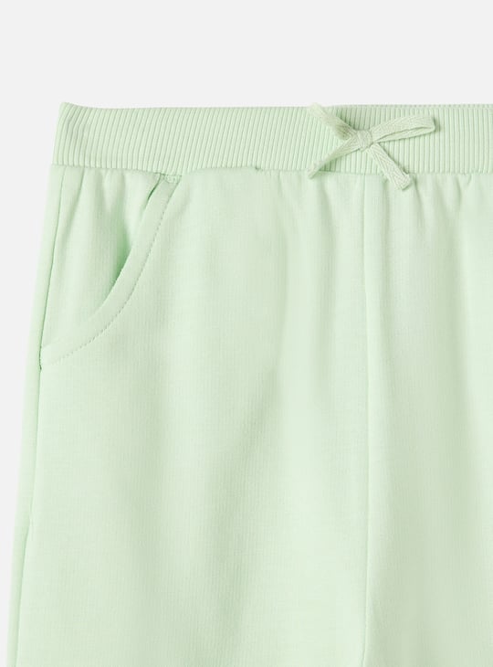 Juniors Solid Joggers with Elasticated Waistband
