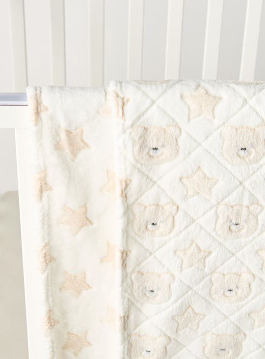 Juniors Coral Fleece Raschel Blanket - Set of 2 - 76x102 cm