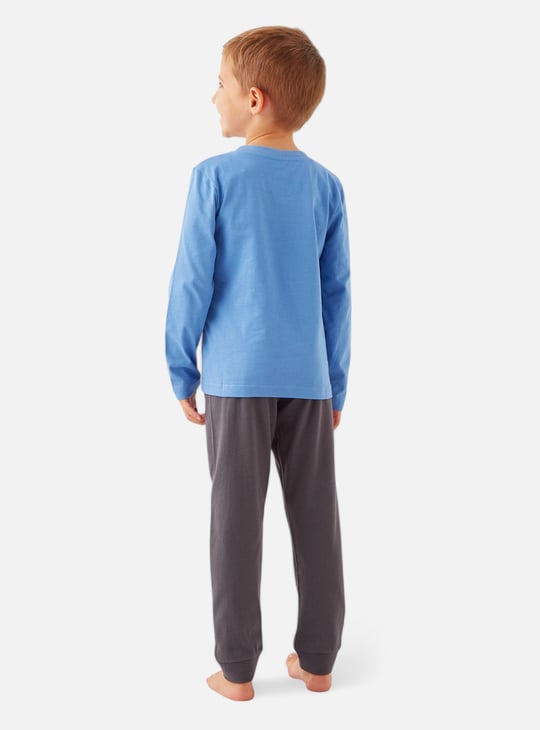 Juniors Dinosaur Print T-shirt and Pyjama Set