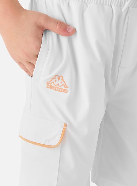 Kappa Logo Print Crew Neck T-shirt and Shorts Set