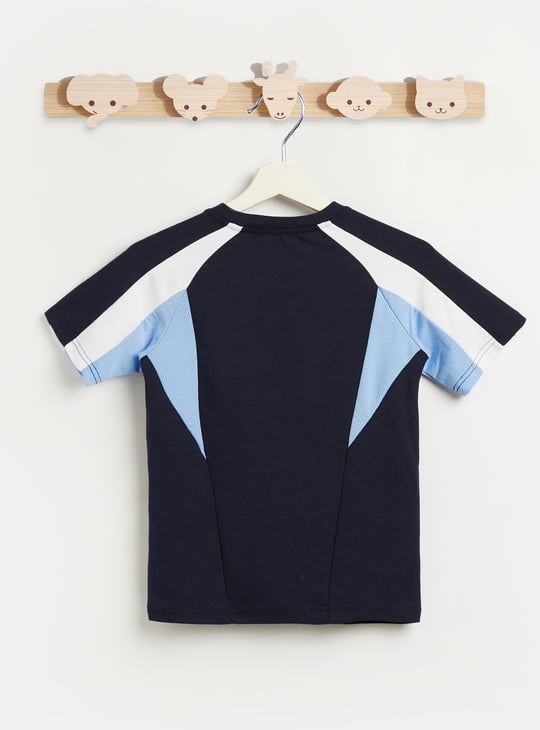 Kappa Knitted Logo Print T-shirt and Shorts Set
