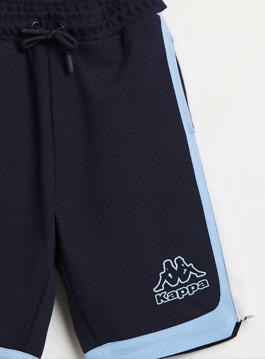 Kappa Knitted Logo Print T-shirt and Shorts Set