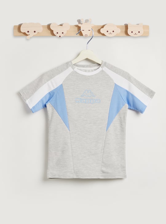 Kappa Colourblocked T-shirt and Shorts Set