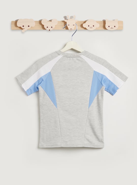 Kappa Colourblocked T-shirt and Shorts Set