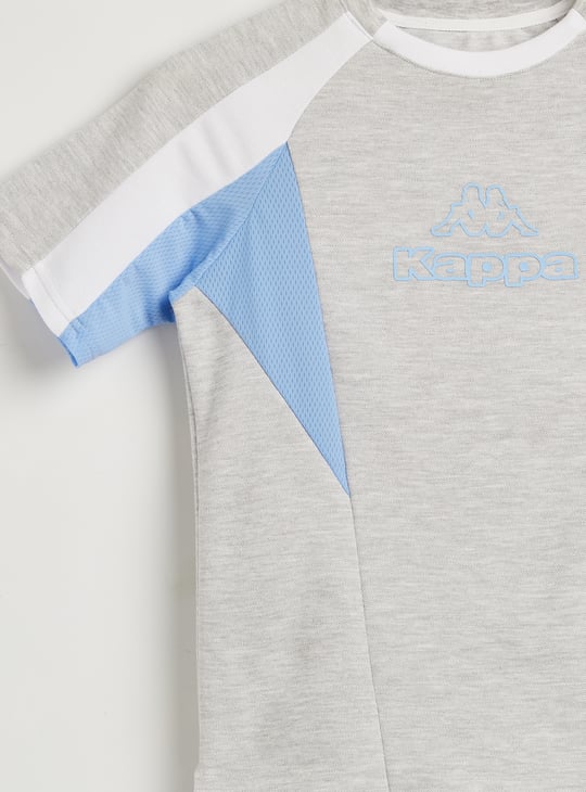 Kappa Colourblocked T-shirt and Shorts Set