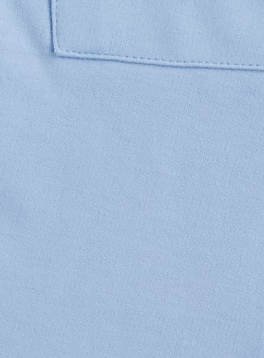 Juniors Solid Shorts with Drawstring Closure and Pockets