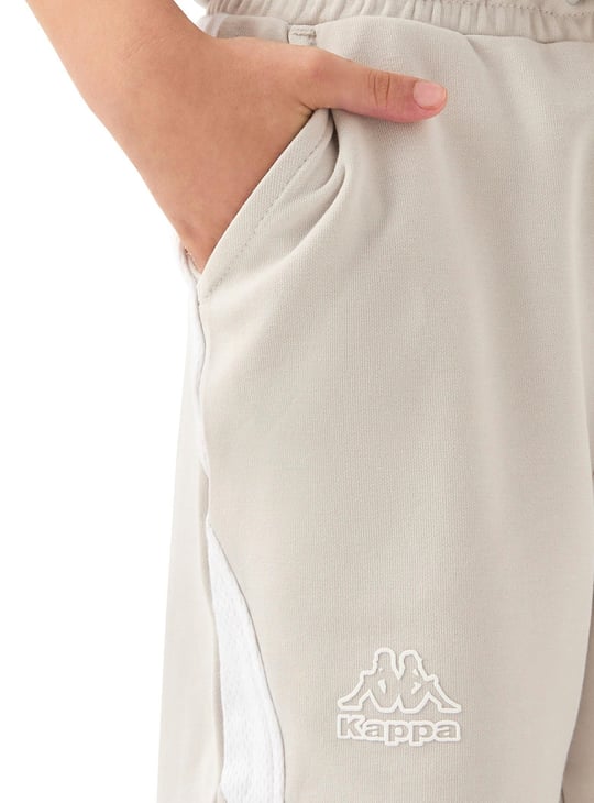 Kappa Logo Print Crew Neck T-shirt and Shorts Set