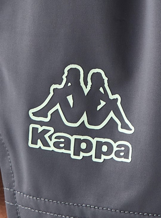 Kappa Logo Print Sleeveless T-shirt and Shorts Set
