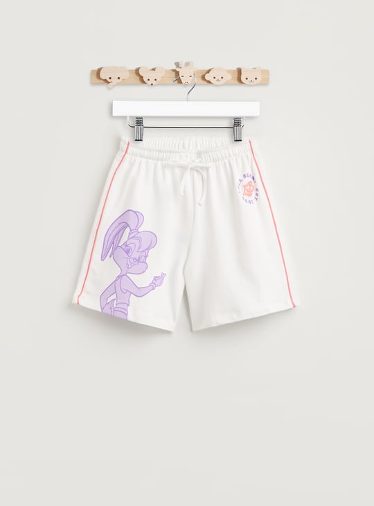 Juniors Looney Tunes Printed Shorts