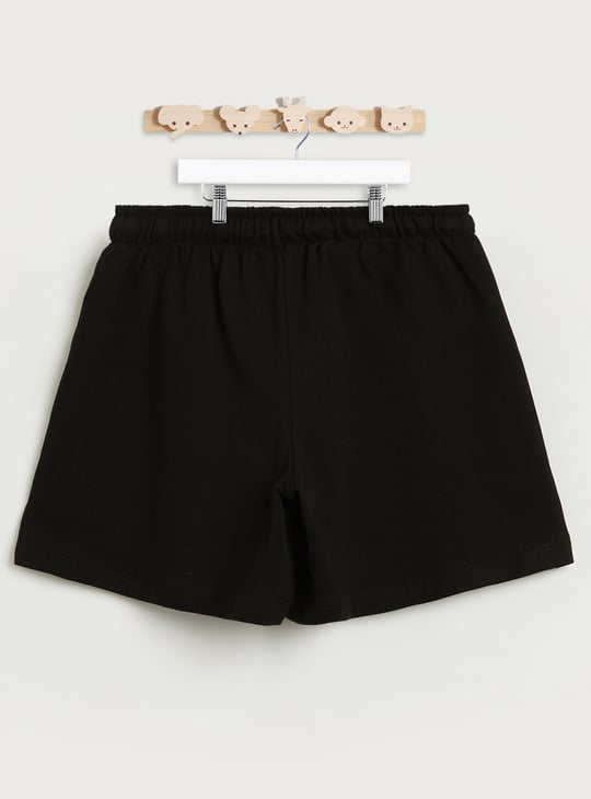 Juniors Hello Kitty Golden Foil Shorts