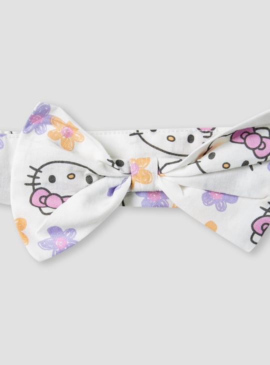 Juniors Hello Kitty Print Dress with Headband