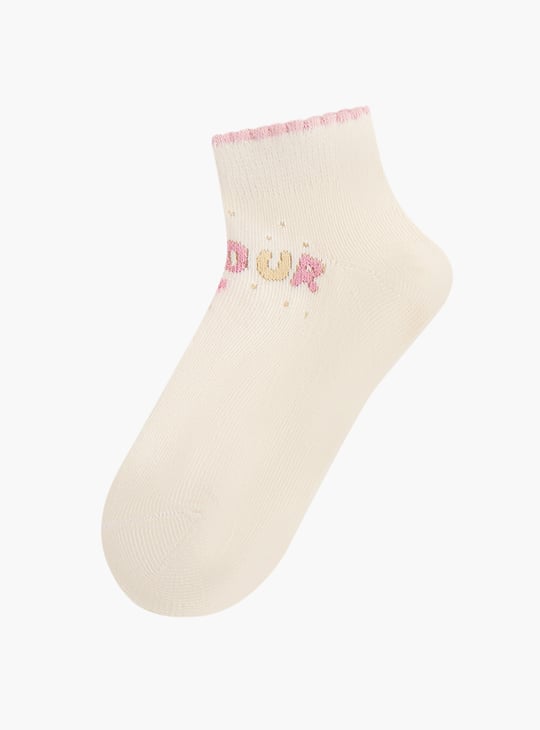 Juniors Assorted Ankle Length Socks - Set of 7