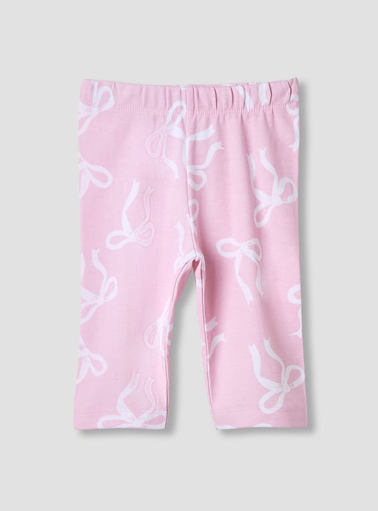 Juniors Bow Print Shirt and Pyjama Set