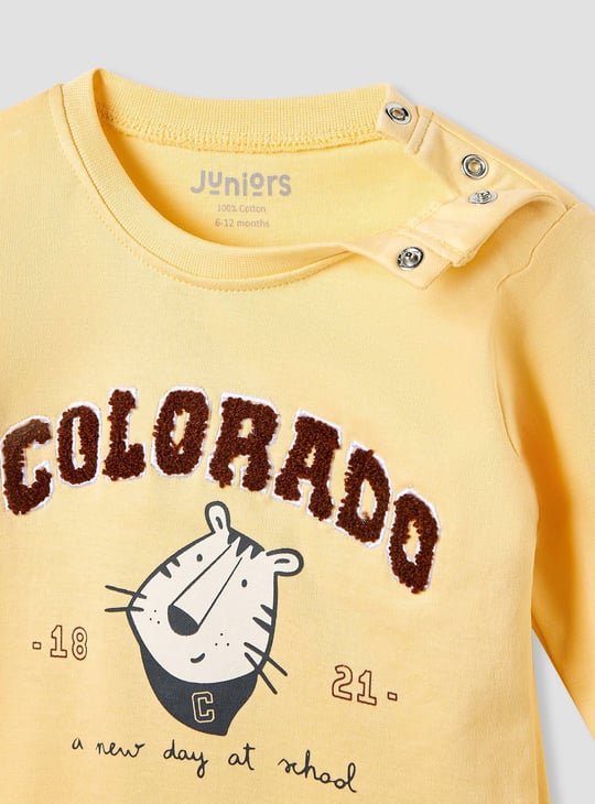 Juniors Colorado Applique T-shirt and Pyjama Set