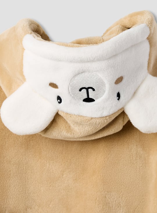 Juniors Hooded Neck Coverall with Zip Closure