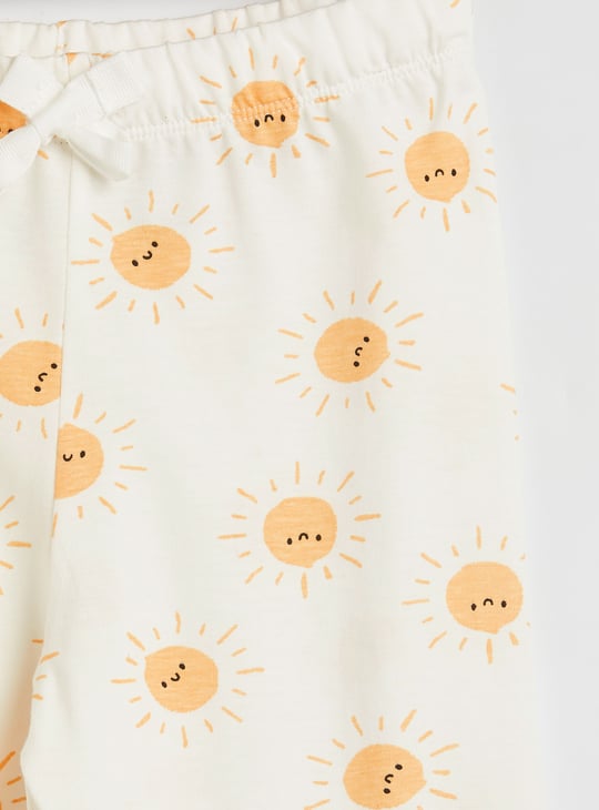 Juniors Printed T-shirt and Pyjama Set