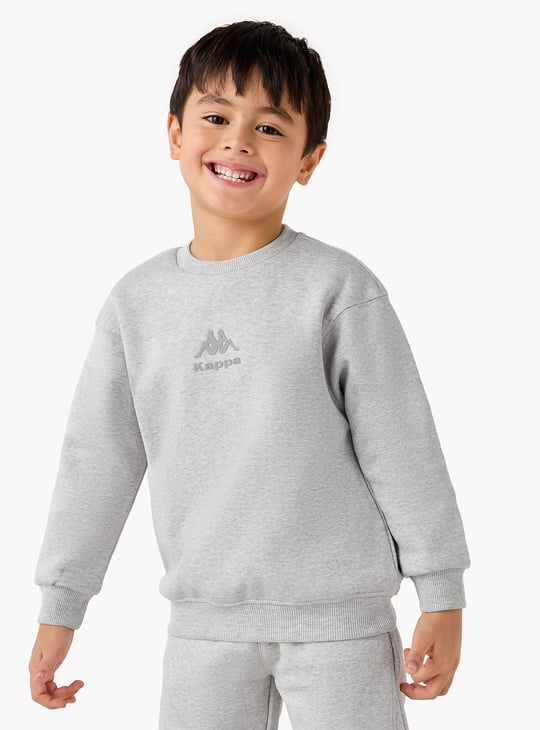 Kappa Logo Print Sweatshirt and Joggers Set