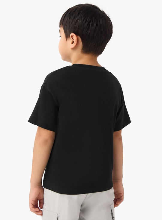 Kappa Logo Print T-shirt with Short Sleeves