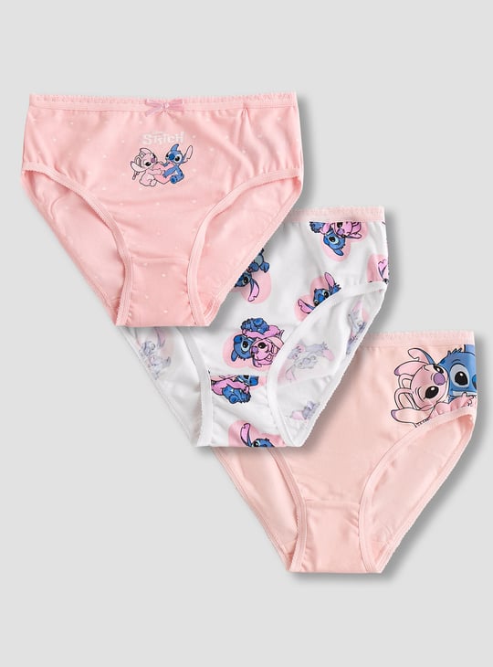 Juniors Stitch Print Panties - Set of 3