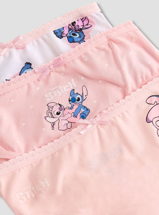Juniors Stitch Print Panties - Set of 3