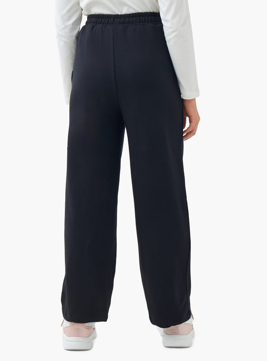 Juniors Bow Print Track Pants with Pockets