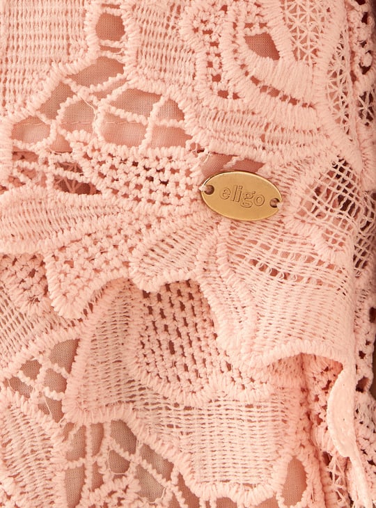 Lace Detail Top and Pants Set