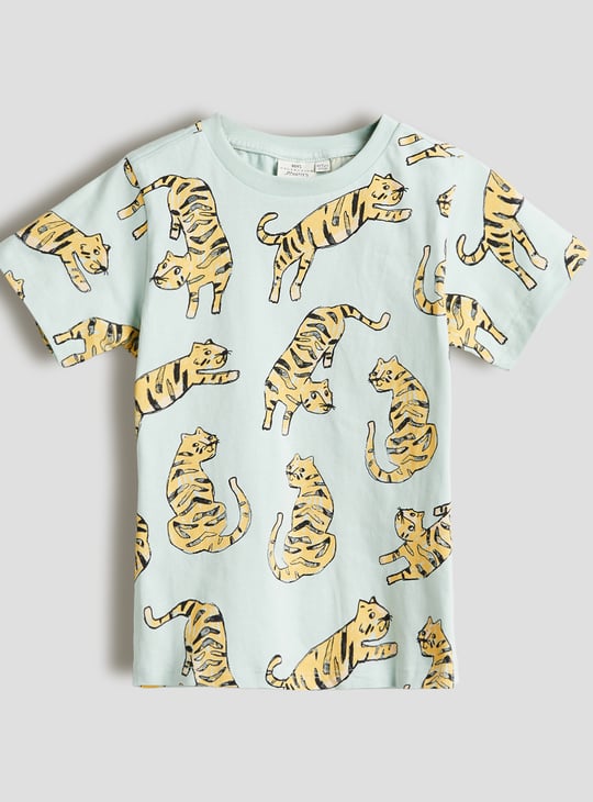 Boys Printed T-shirt and Shorts Set
