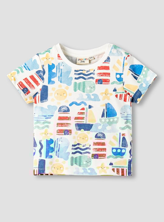 Juniors Sailors Print T-shirt - Set of 3
