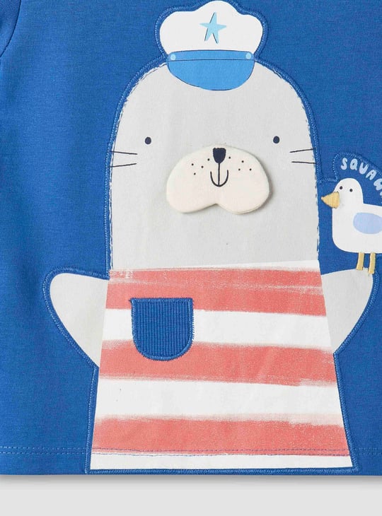 Juniors Sailors Print T-shirt - Set of 3