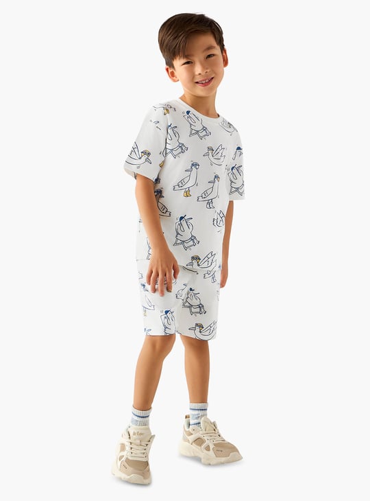 Juniors 3 Piece T-shirt and Shorts Set