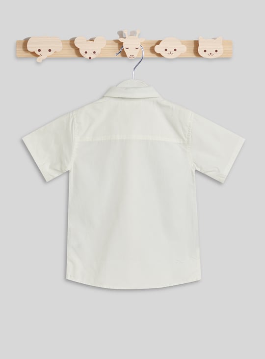 Juniors Woven Striped Layered Shirt and Shorts Set