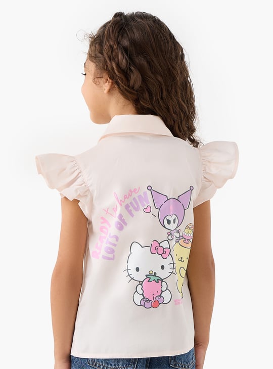 Juniors Hello Kitty and Friends Print Shirt