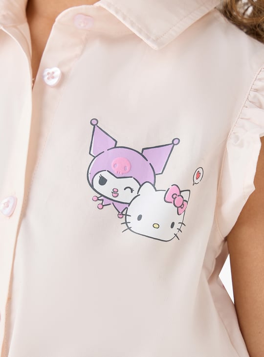 Juniors Hello Kitty and Friends Print Shirt
