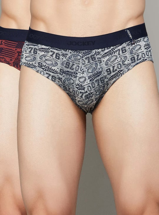 JOCKEY Printed Briefs - Pack of 2