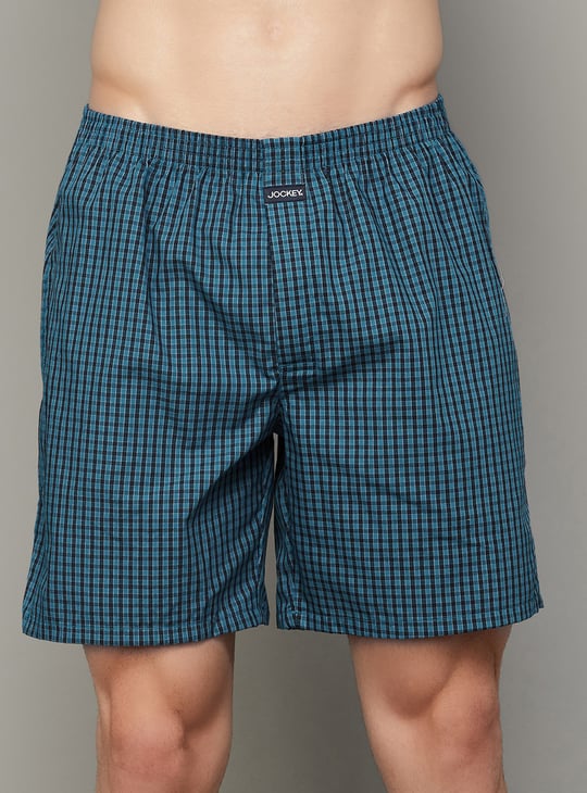 JOCKEY Checked Boxers - Pack of 2