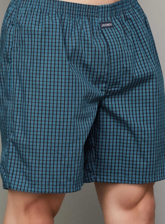 JOCKEY Checked Boxers - Pack of 2