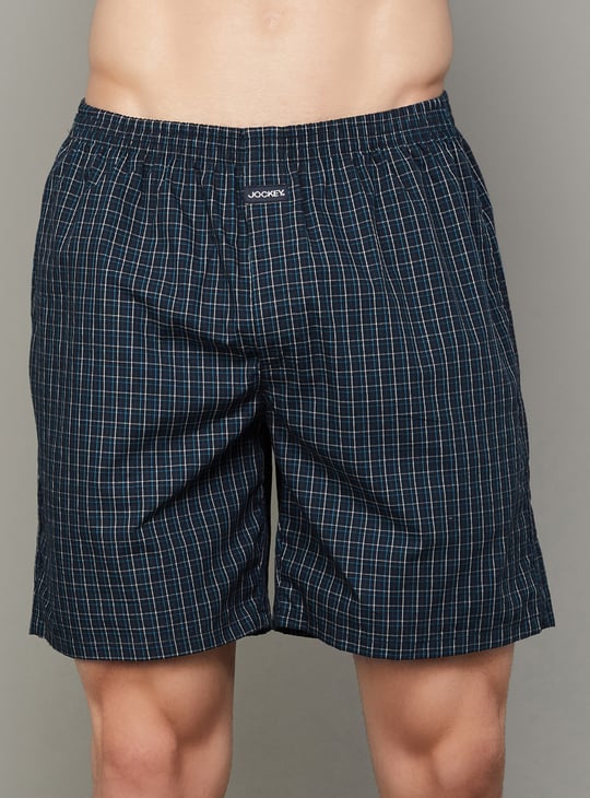 JOCKEY Checked Boxers - Pack of 2