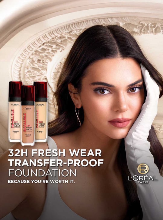 L'Oreal Paris Infallible 32H Fresh Wear Foundation - Natural Beige 125/Warm Undertone,30 ml