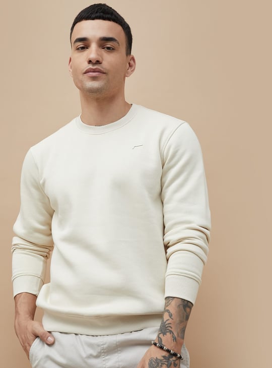 FAME FOREVER Solid Sweatshirt